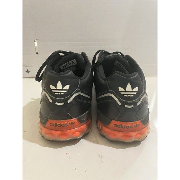 Adidas mens Size 11 black orange Mega Softcell Athletic Sneakers Shoe - Picture 4 of 7